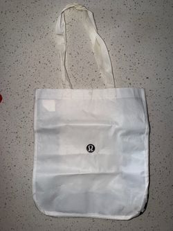 Lululemon White Tote Bag