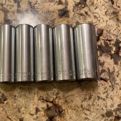 Craftsman Deep Well Sockets 3/8” Drive
