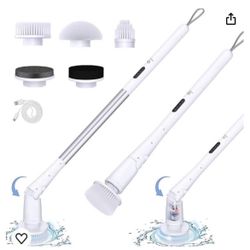 Electric Spin Scrubber Cordless Spin Scrubber with 4 brushes