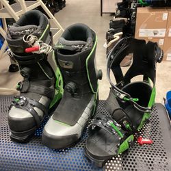 Used Apex XP BOA Ski / Snowboard Boots Size 26