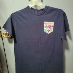 Medium Navy Gildan "BLESSED" TSHIRT