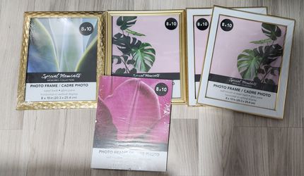 5x Picture Photo Frames 8x10, Glass