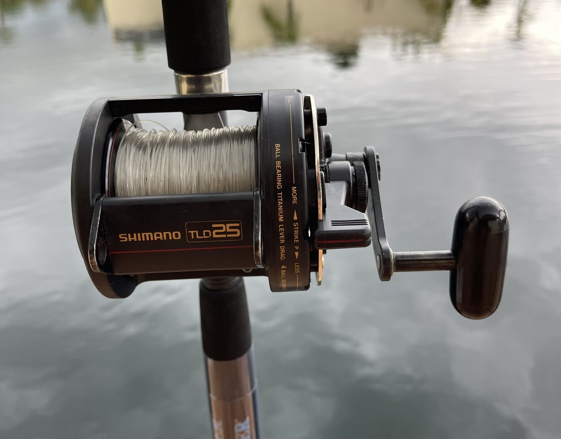 Preowned Shimano TLD 25 Reel Made In Japan On A Brand New Billfisher 5’6” 20-50lb Trolling Rod🔥