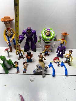 Toy Story Figure Lot Mixed Sizes