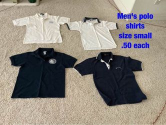 Men's  polo  shirts  -  .50 each