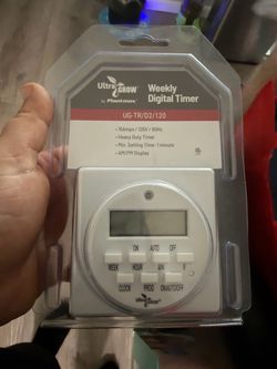 Ultra Grow Weekly Digital Timer by Plantmax UG-TR/D2/120 – 15A