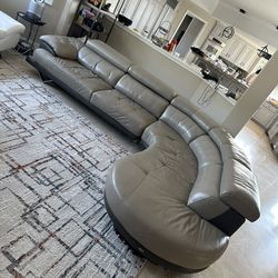 L Shape Leather Sofa