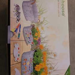 38PCS Kids Flower Planting Growing Garden Kit - Richoose Kids Gardening Plant and Paint Arts Crafts Set for Kids All Ages Both Girls and Boys Science 