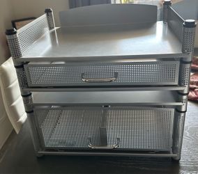 Metal Mesh Desk Organizer