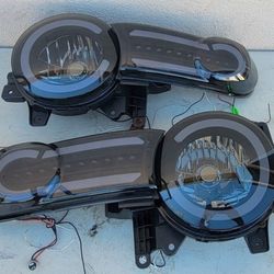 07-14 Toyota FJ Cruiser LED DRL Headlights Luces Micas Calaveras Faros Faroles Focos Headlamps 