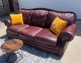 Leather couch