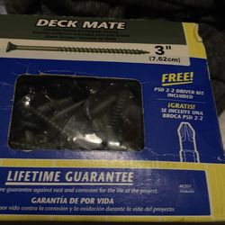 green 3” deck screw -  full box-5lb