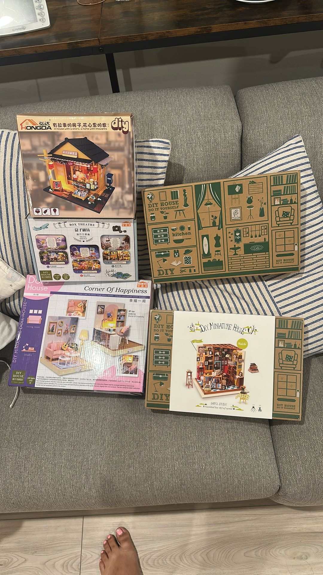Brand New Miniature Sets