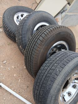 Ford 8 hole Tires set of 4