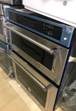 KitchenAid 30” single Electric Convection wall oven built in microwave stainless steel//NO CREDIT NEEDED 90 PAYMENT OPTION/1 YEAR WARRANTY FREE DELIV