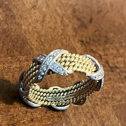 Tiffany & Co. Schlumberger® Rope 4-row X Ring