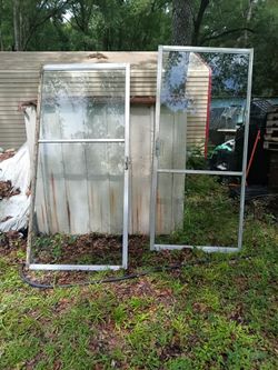 Sliding glass patio doors