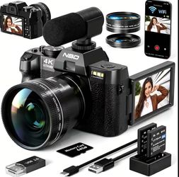 NBD 4K Ultra HD Digital Camera with Accessories