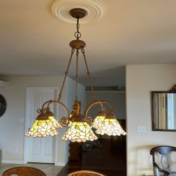 Chandelier and 2 Matching Sconces