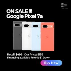 📱 Google Pixel 7a 5G – Desde Solo $159 | Ahorra Hasta $350 + Oferta de $1 de Enganche