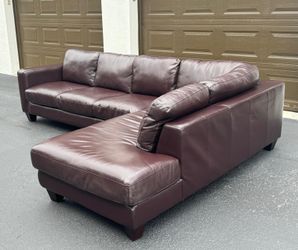 Sectional Couch/Sofa - Brown - Delivery Available 🚛