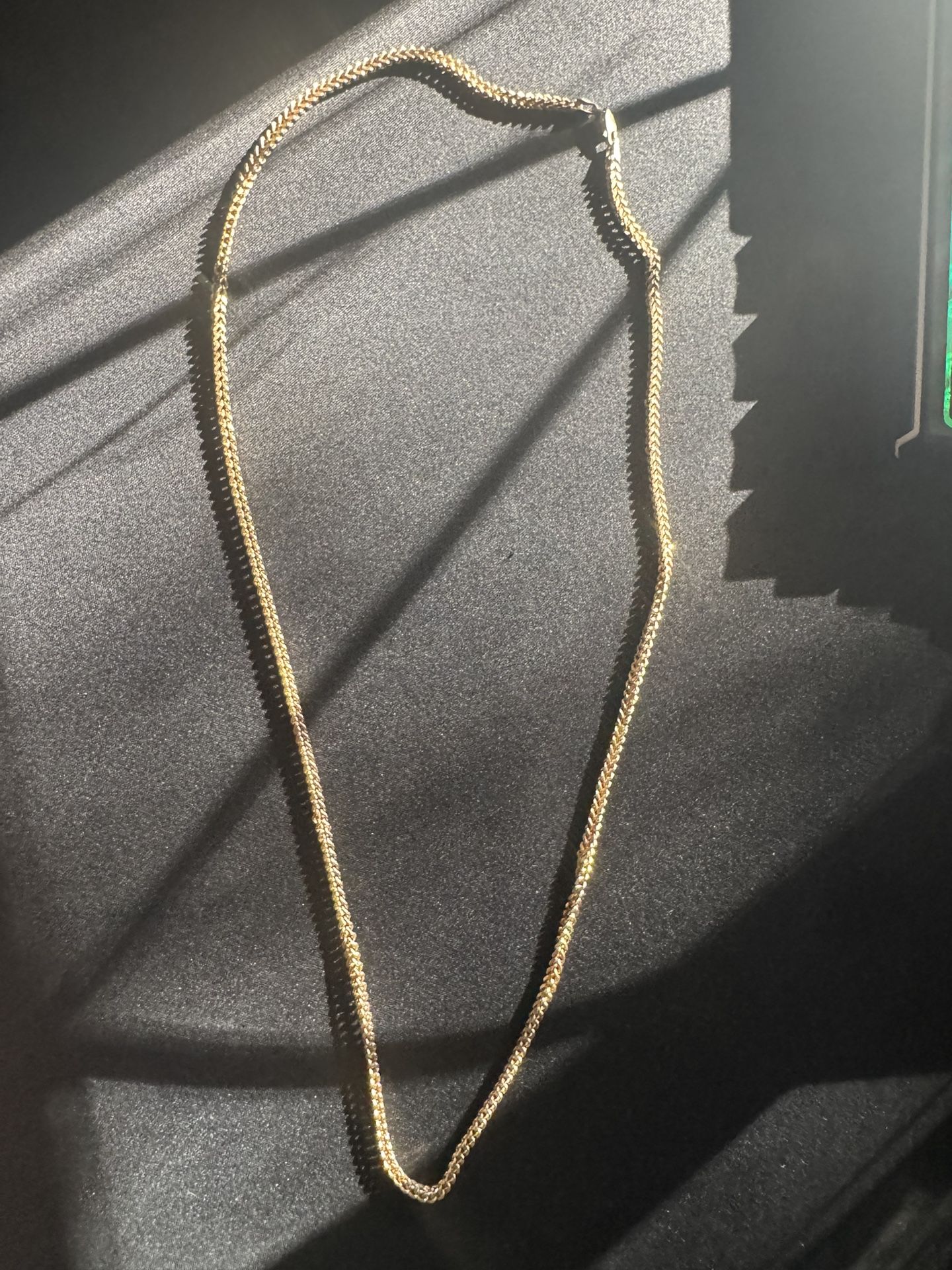 14k 24inch franco Gold Chain 11.34 Grams
