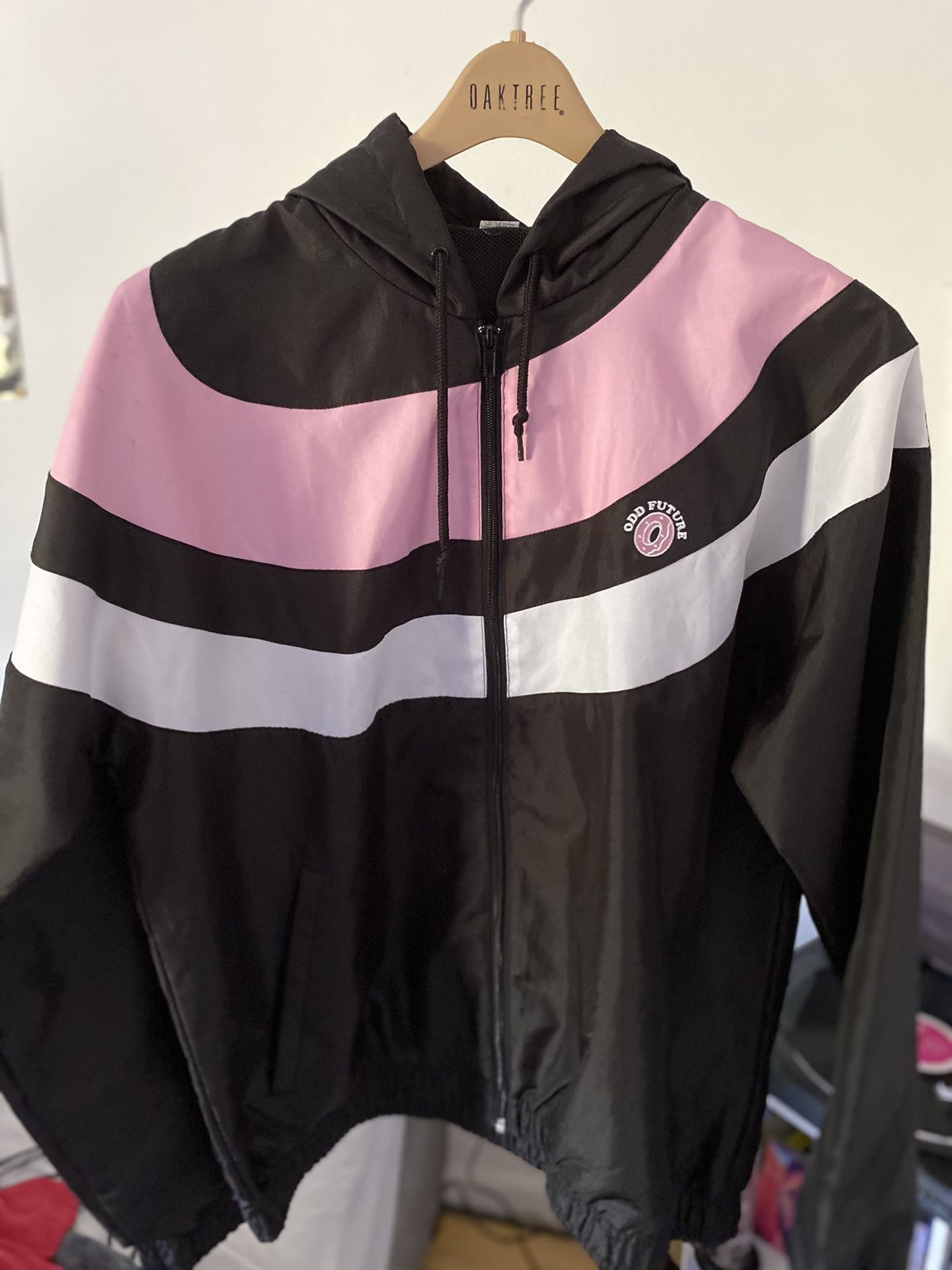 Odd Future Pink/White Windbreaker Jacket 