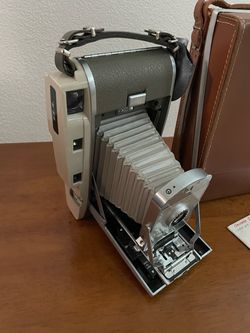 Vintage Polaroid Camera w/ Leather Case