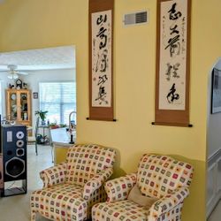 Accent Chair & Wall Art