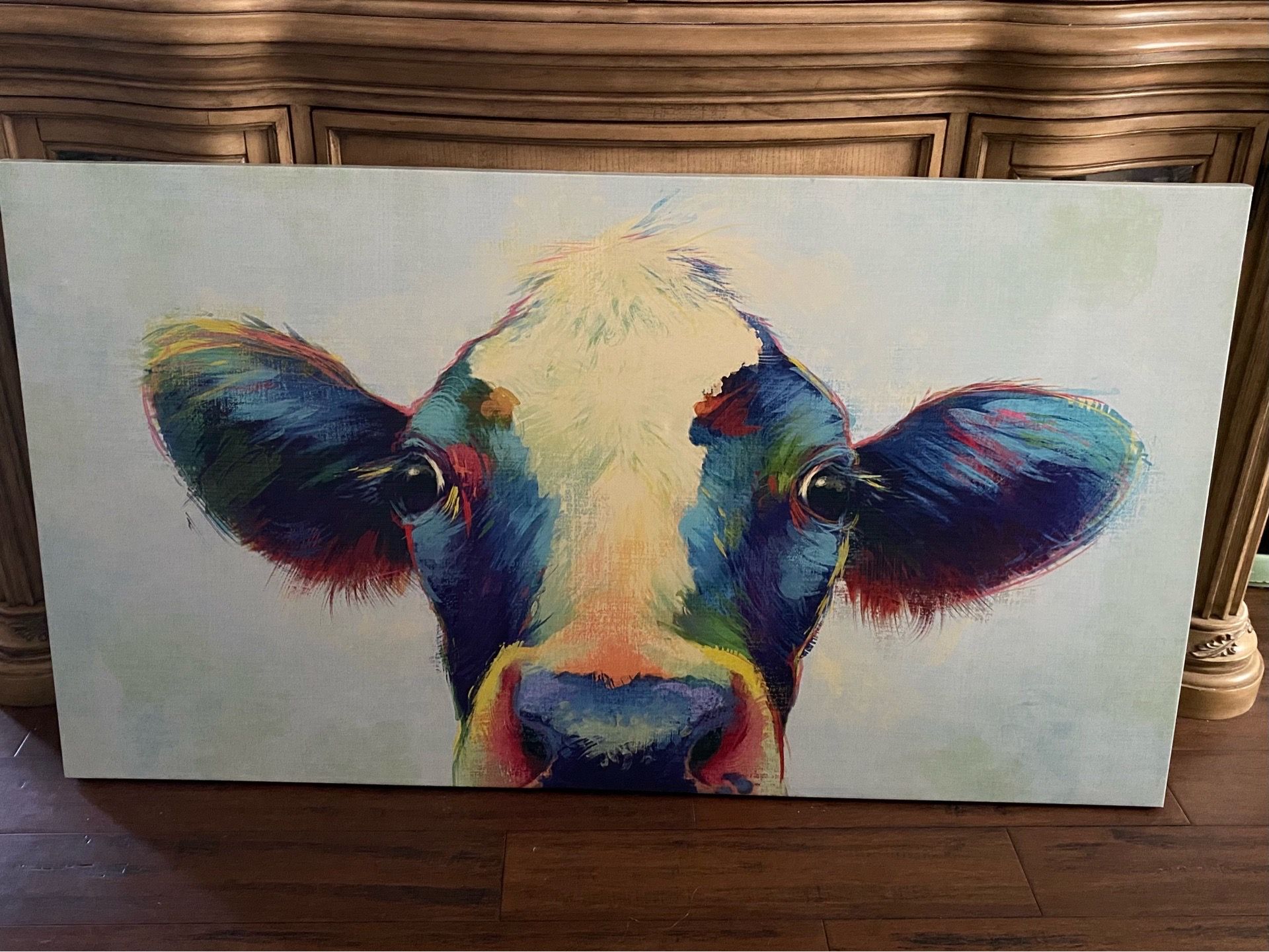Wrapped canvas art , 30x54x1.25”