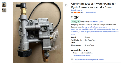 water pump