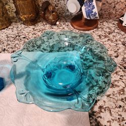 Vintage Blue Glass
