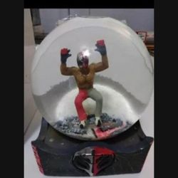 WWE REY MYSTERIO SNOW GLOBE WCW ECW TNA NWO WRESTLING LEGEND HOF 1ST BALLOT