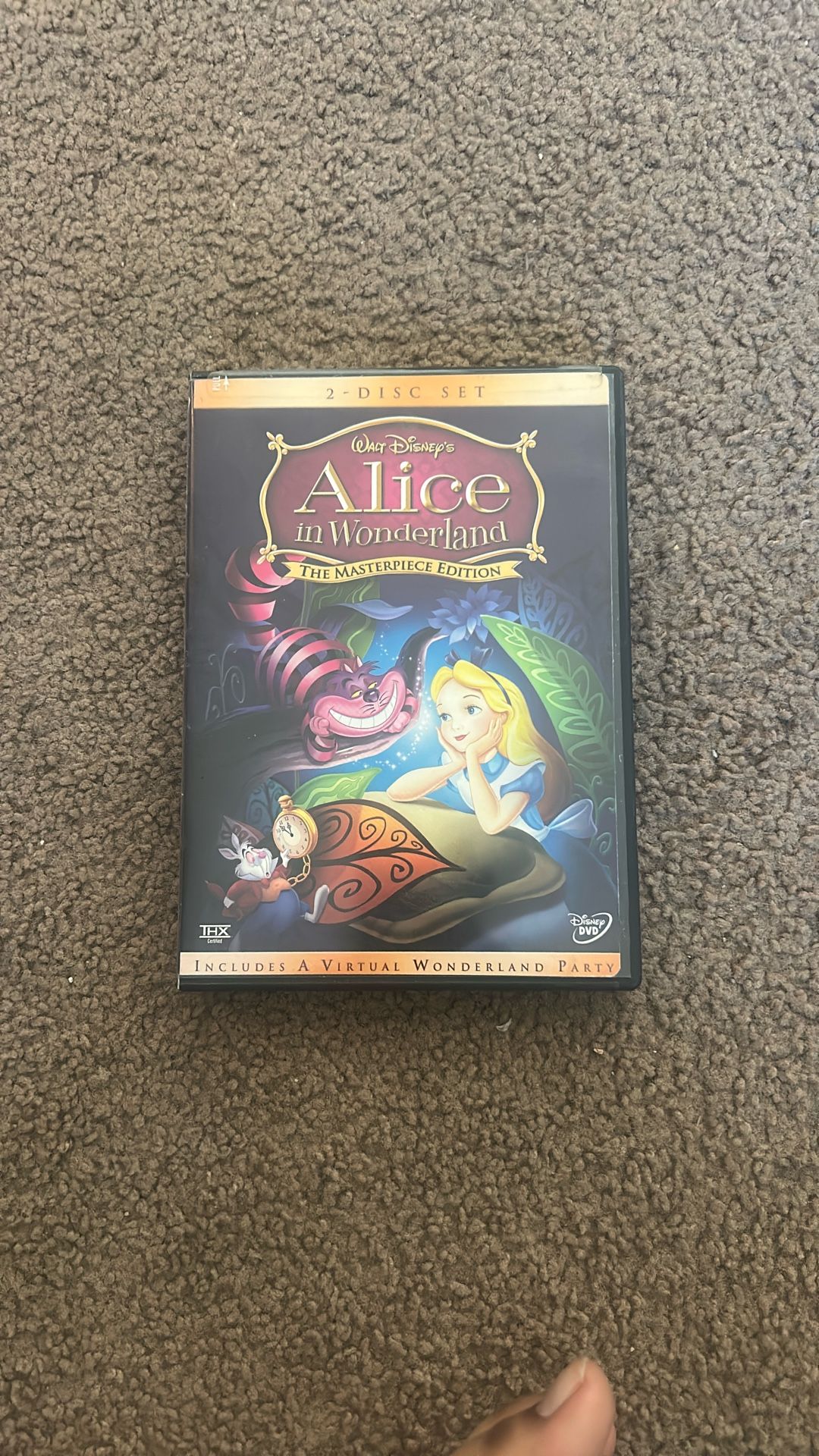 Disney Alice in Wonderland DVD 2004