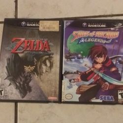 Nintendo GameCube Zelda Twilight Princess And Skies Of Arcadia (Read Description)