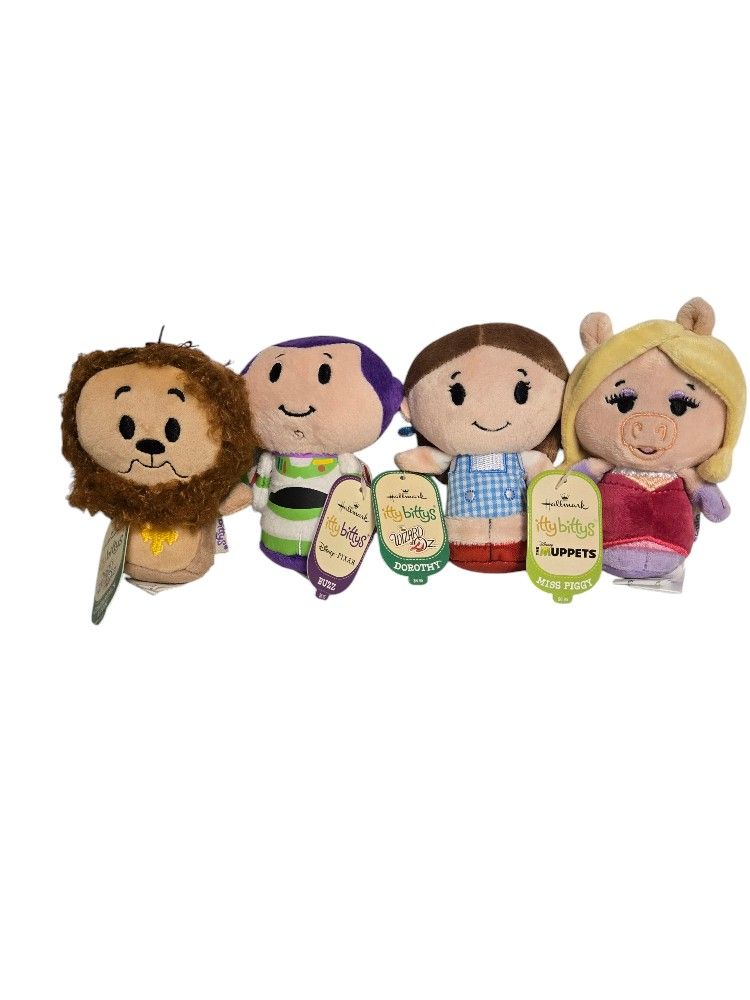Hallmark Itty bittys mini plush collectable Wizard of Oz Toy Story Muppets