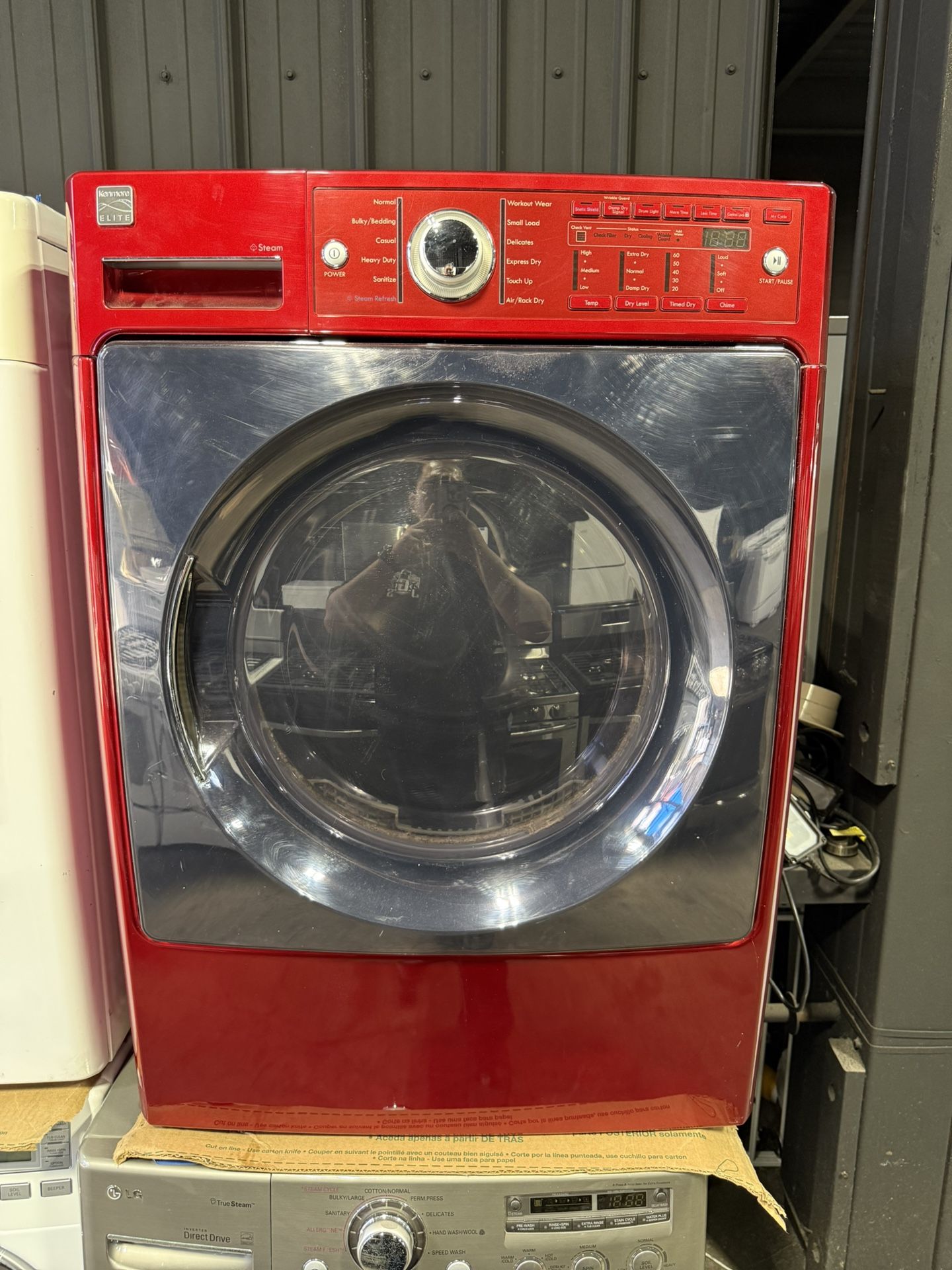 kenmore red gas dryer 