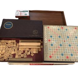 Vintage Scrabble Board Game 1948 Selchow & Righter Co.  Made in USA AS IS