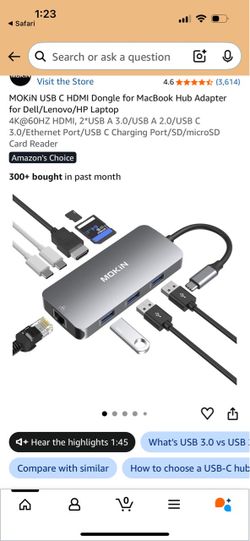 Hub adapter, HDMI by Mochen