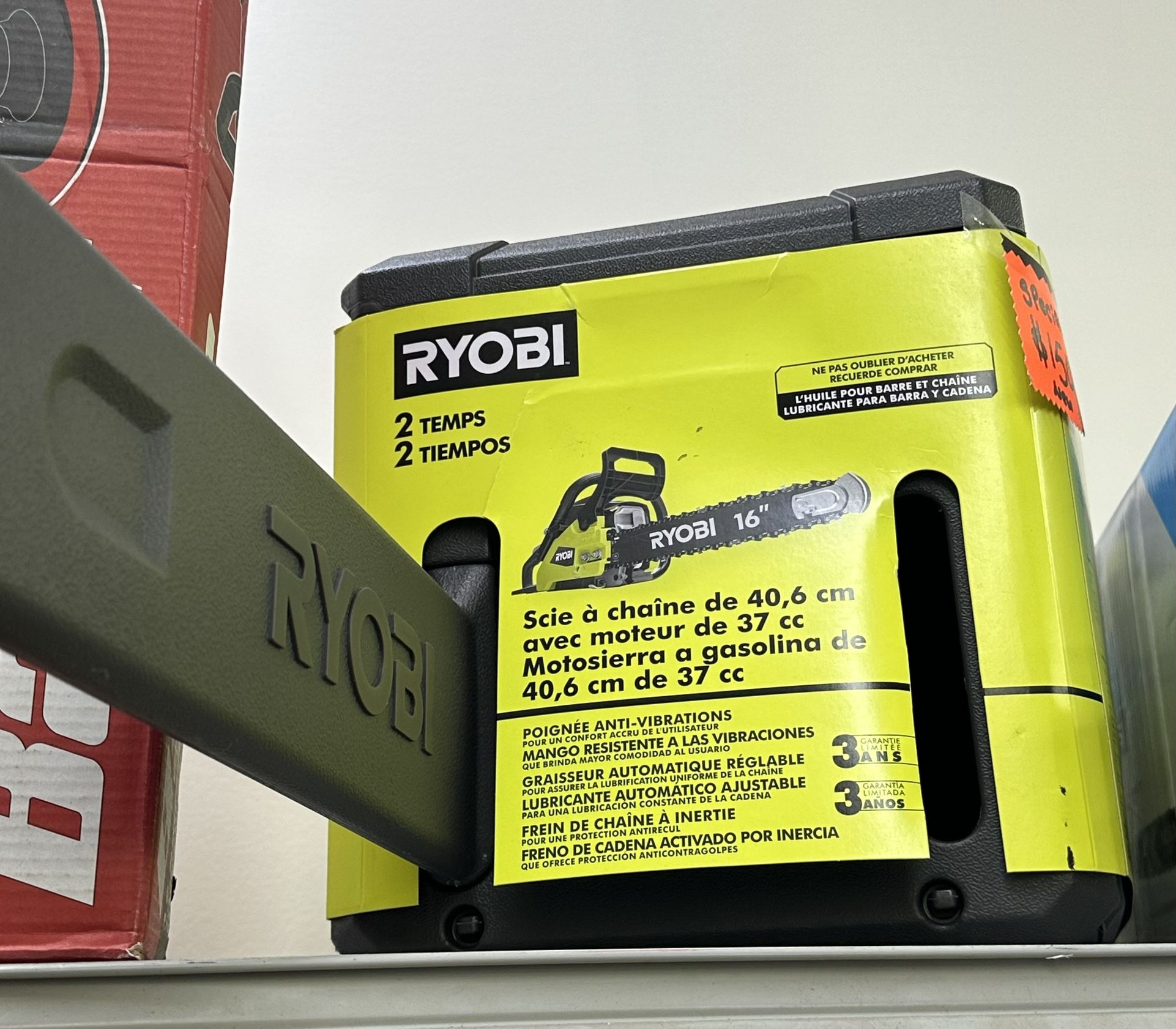 RYOBI 16 CHAINSAW NEW