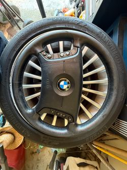 E46 steering wheel