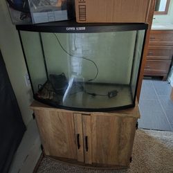 35 Gal Bow Front Aquarium 