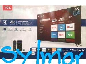 75” TCL ROKU uhd hdr 4K smart tv