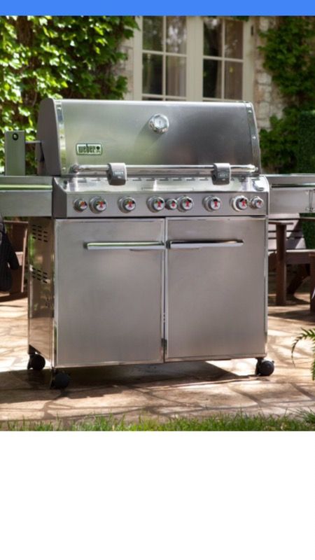 New weber summit S-670 propane LP grill #(contact info removed)