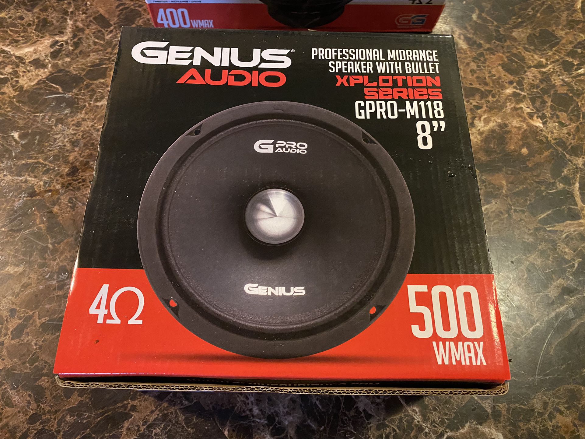 New 8" Genius Audio 500w Max Power Bullet Midrange Loud Speaker  $70 each 