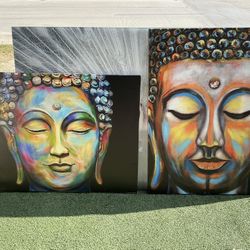 2 Budha Picture Frames