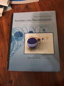 Algebra & Trigonometry w/ Analytic Geometry