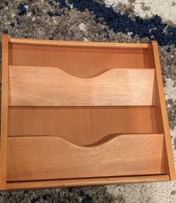 Wood Wall Mount Key/ Mail storage