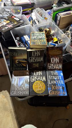 10 John Grisham hardcover books