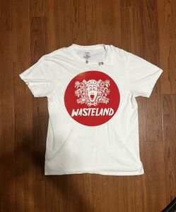Wasteland Distressed Piercing Tee – White (Size Large)